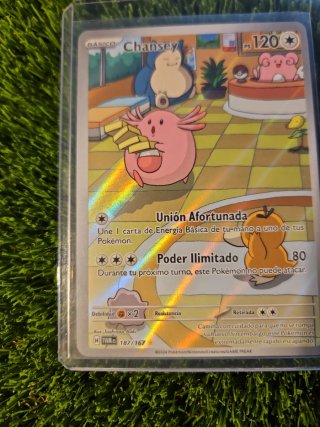 Carta Pokémon Chansey 187/167 Holo