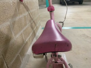 Bici niña 12 pulgadas rosa