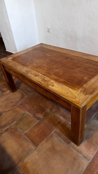 Mesa centro elevable madera
