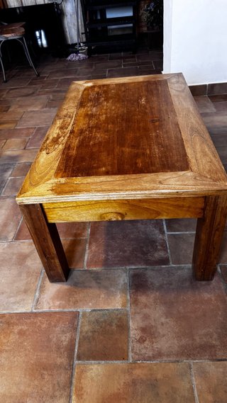 Mesa centro elevable madera