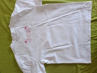 Camiseta BAPE Blanca Talla S Cherry Blossom