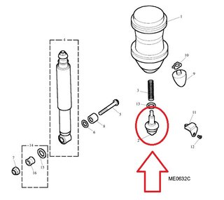 ROTULA SUSPENSION MG F - RGG001219EVA