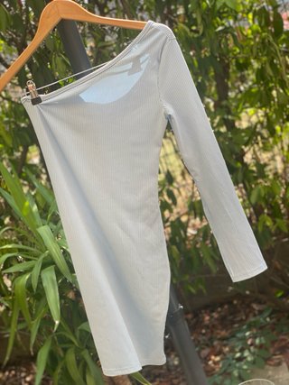Abito monospalla Shein azzurro taglia XS