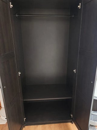 Armario RAKKESTAD IKEA Negro