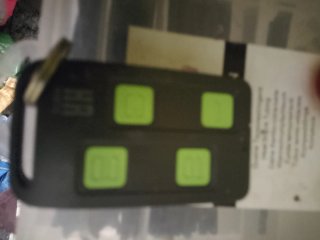 Mando Puerta Garaje 4 Botones Verde