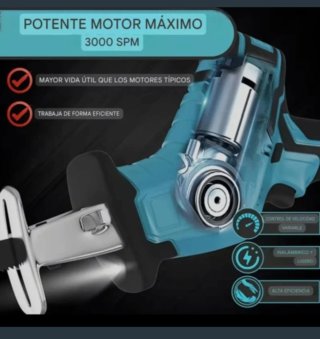 Sierra Sable Portátil Recargable (2 Baterías)