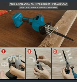 Sierra Sable Portátil Recargable (2 Baterías)