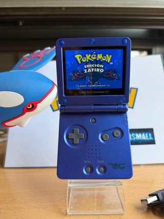 Game Boy Advance SP Edición pokemon kyogre IPS5