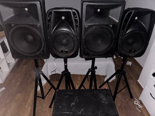 Altavoces de 15” y 12”