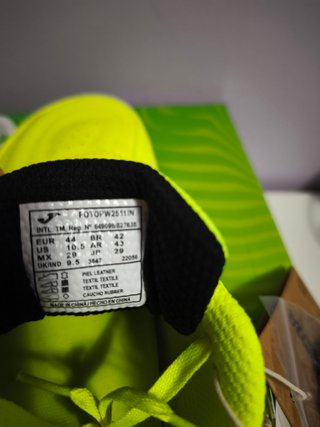 Zapatillas Joma Top Flex Indoor Nuevas Amarillas