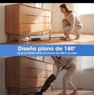 Aspiradora de suelo 2 en 1