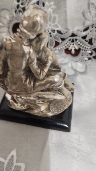 Statuetta Bagno Argento 925 Innamorati