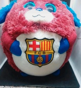 Peluche Ty Beanie Ballz FCB Barcelona Culé 2016