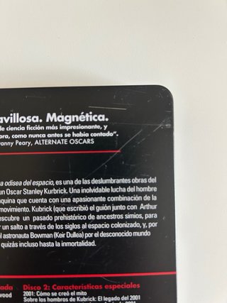 DVD “2001: UnaOdisea del Espacio” Edición Especial