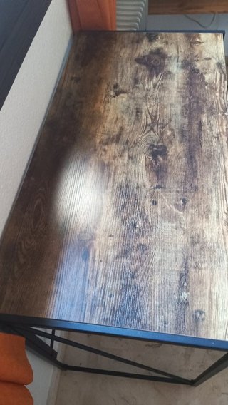 Mesa Escritorio Plegable Madera y Metal