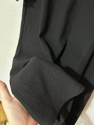 Vestido negro con encaje zara nuevo talla L