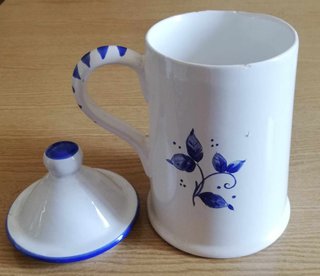 Set toilette vintage in porcellana