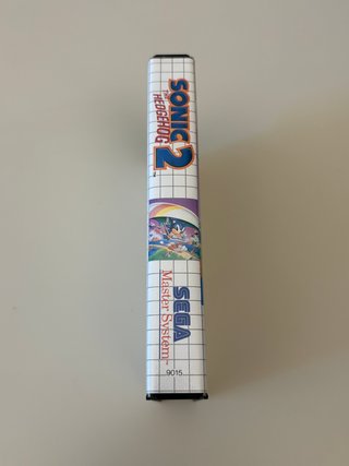 sonic the hedgehog 2 sega master system completo