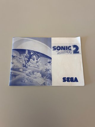 sonic the hedgehog 2 sega master system completo