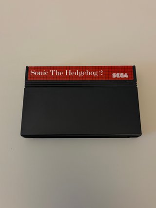 sonic the hedgehog 2 sega master system completo
