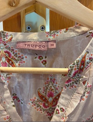 Camisa Trucco Beige y Rosa Talla M