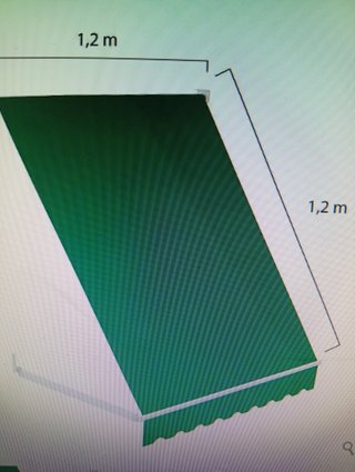 Toldo para ventana 1,2x1,2m