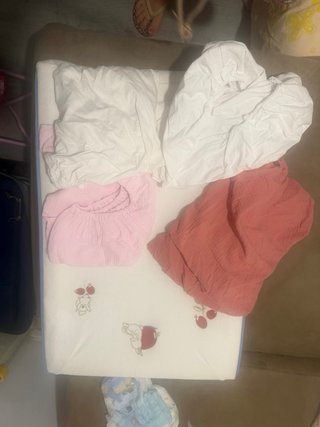 Cambiador bebé con 5 fundas