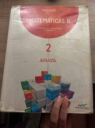Matemáticas II 2 Bachillerato