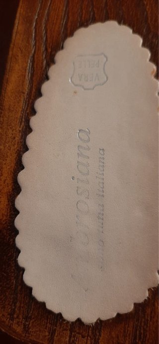 Zoccoli in legno e cuoio bianco