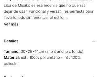 Mochila Misako Negra