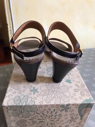 Sandali ERIK pelle nera donna