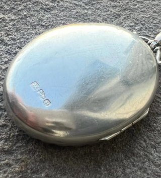 Colgante y Pulsera Plata Grabada