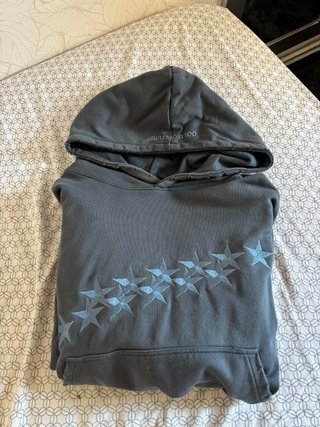 Sudadera Cold Culture estrellas gris y azul