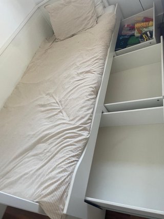 Cama IKEA HEMNES 80x200 con 3 cajones