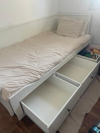 Cama IKEA HEMNES 80x200 con 3 cajones