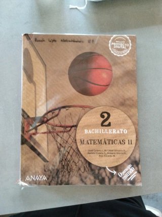 Libro de texto de Matemáticas II