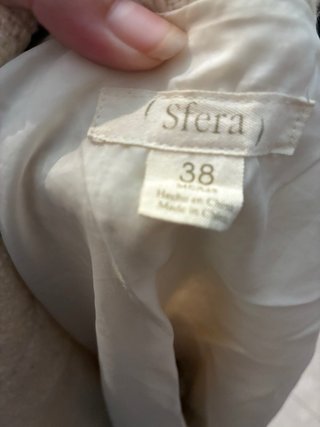 Chaqueta beige talla S