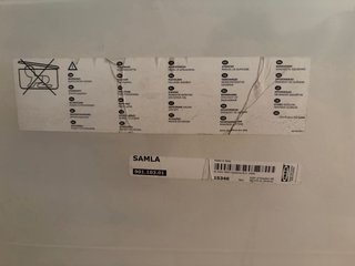 Caja Almacenamiento Tapa (Samla IKEA) 55L