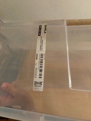 Caja Almacenamiento Tapa (Samla IKEA) 55L