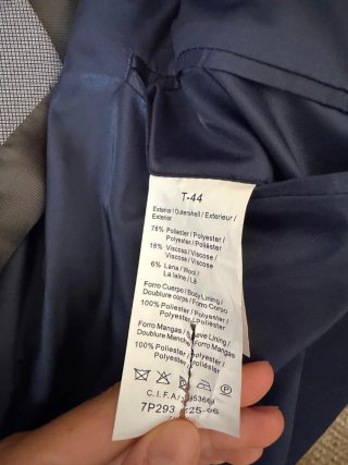 Chaqué y pantalón azul marino
