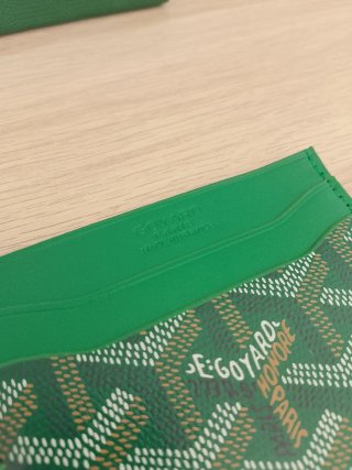 Portacarte Goyard Verde
