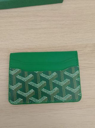 Portacarte Goyard Verde