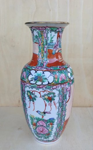 Jarrón de porcelana vintage chino