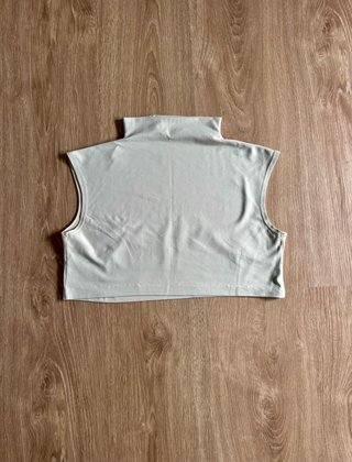 Top Crop Crema Talla Única Vintage Estudio Erre Mu
