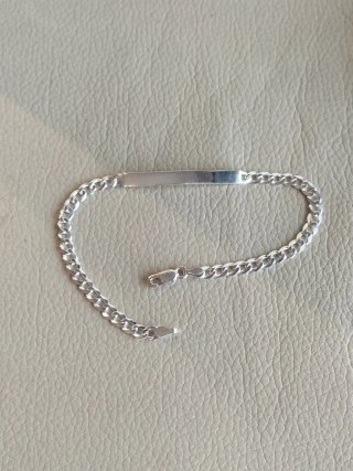 Pulsera de plata para chico nueva