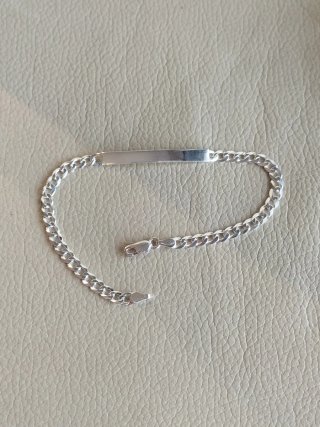 Pulsera de plata para chico nueva