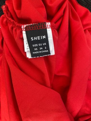 Abito lungo Shein rosso taglia XS