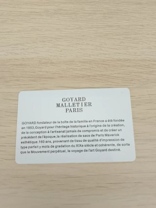 Portacarte Goyard rosso
