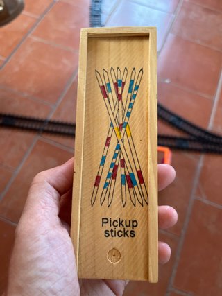 Gioco pickup sticks in legno