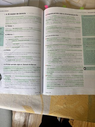 Lengua castellana y literatura 1, Le Bachillerato